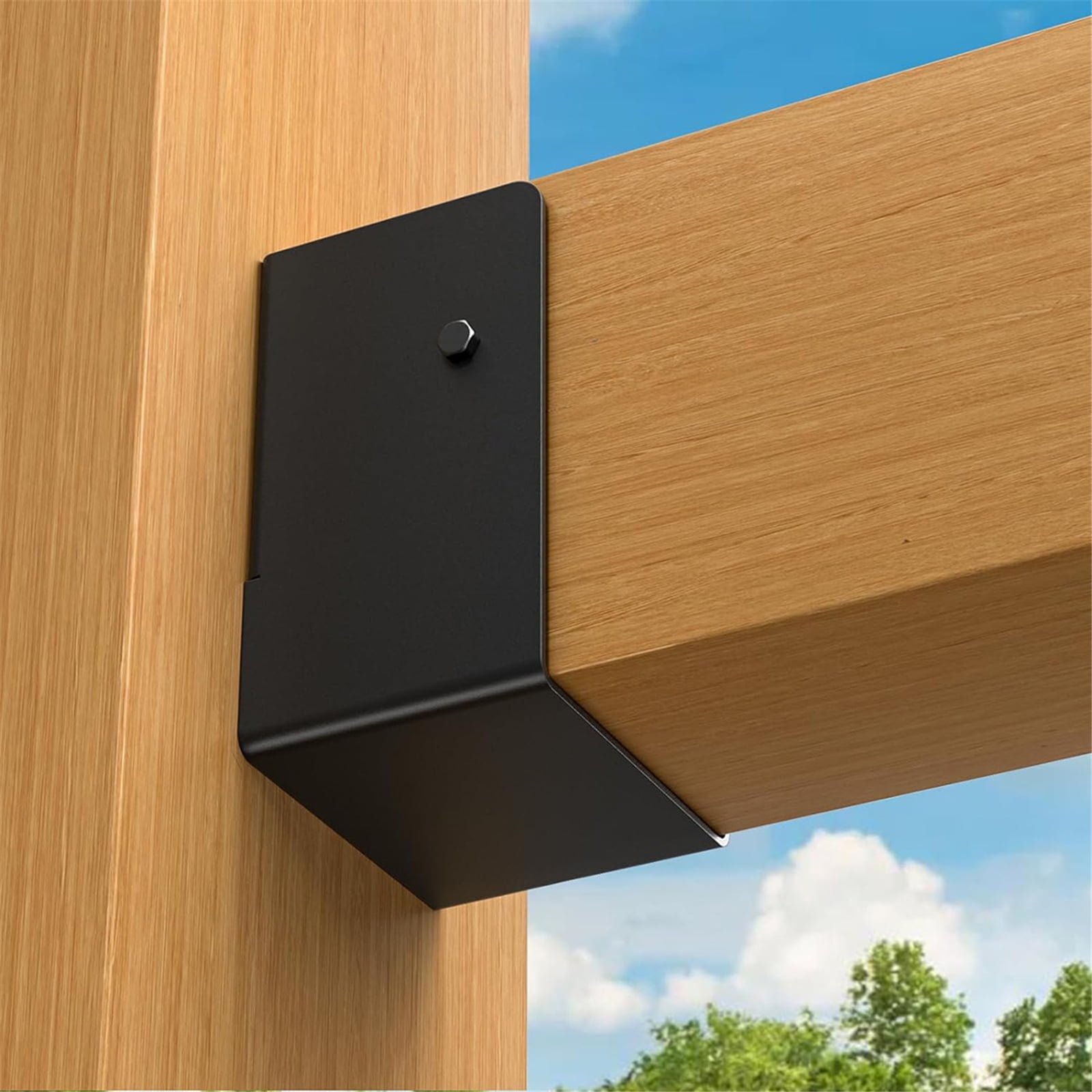 Joist Hanger, Joist Brackets, Black Beam Brackets, Concealed Flange Hanger for Woo