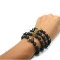 thumbnail image 2 of Hombres Mujeres 8mm Beads Elástico Pulsera de Joyería Búho jinwen Pulsera de piedra de lava, 2 of 8