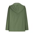 thumbnail image 5 of Inleife Women's Windproof Plush Insulation Long Sleeved Hooded Casual Coat, 5 of 6