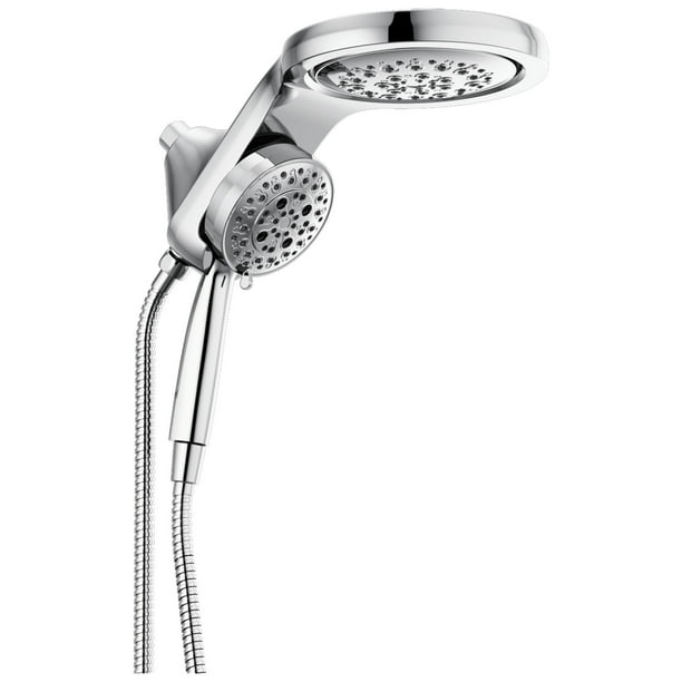 Delta 58680 Hydrorain Universal Showering 1.75 GPM Multi Function Shower Head Chrome Walmart