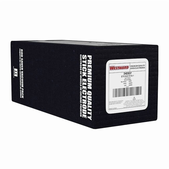 Westward 14" Stick Electrode 3/32" Dia., AWS E7018, 50 lb. 24D937