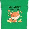thumbnail image 4 of Inktastic My Aunt Loves Me Little Fox Boys or Girls Baby Bodysuit, 4 of 5