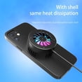 thumbnail image 5 of Ventilador De Refrigeración Silencioso Para Teléfono Móvil, Disipador De Calor Magnético Portátil Para Tabletas De Teléfonos Móviles De Más De 4,5 Pulgadas Serendint EL016463-03, 5 of 5