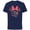 Navy, variant on Disney Minnie Mouse Head Filled with Love Valentine’s Day - Short Sleeve Cotton T-Shirt for Adults - Customized-Black