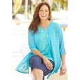 thumbnail image 3 of Catherines Women's Plus Size Petite Monterey Mesh Tank, 3 of 4