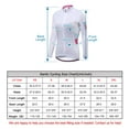 thumbnail image 4 of Santic Cycling Jersey Women's Long Sleeve Tops Bike Jersey Bicycle Jacket Olivia, 4 of 6