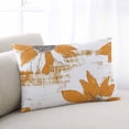 thumbnail image 2 of Orange Spring Floral Throw Pillow Cover 20 x 36 Inch Decorative Pillow Cover Summer Flowers Botanical Vintage Lumbar Pillowcase Seasonal Rectangle Cushion Case for Couch Sofa Bed Living Room, 2 of 7