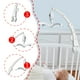 thumbnail image 5 of Soporte para campana de cama, móvil para cuna de bebé, juguetes colgantes extraíbles, brazo móvil para cuna, juego de soporte para cama de bebé, 5 of 5