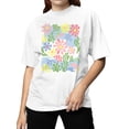 thumbnail image 2 of Floral Garden Art Print Women's T-shirt, 2 of 3