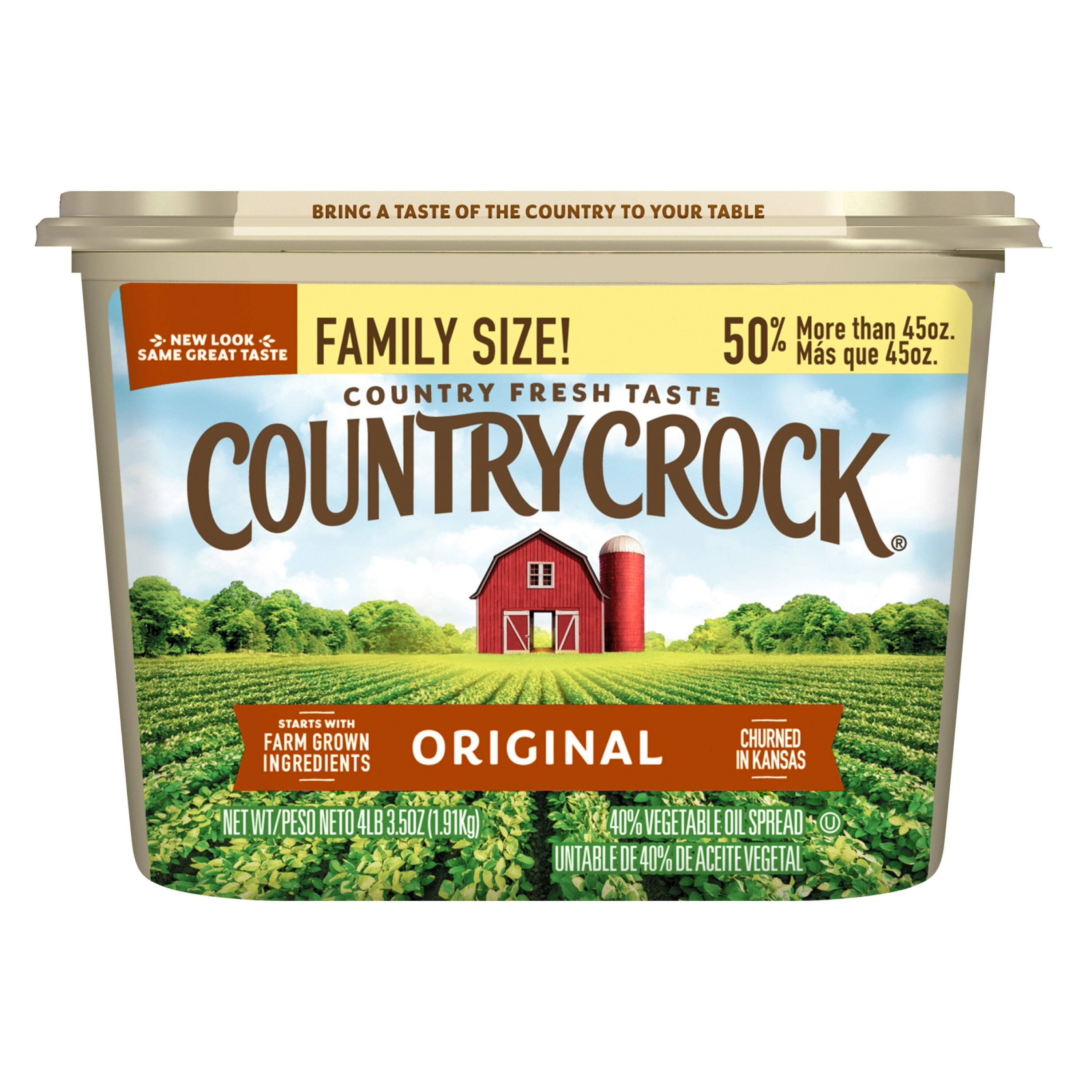 Country Crock Original Buttery Spread Tub, 67.5 oz