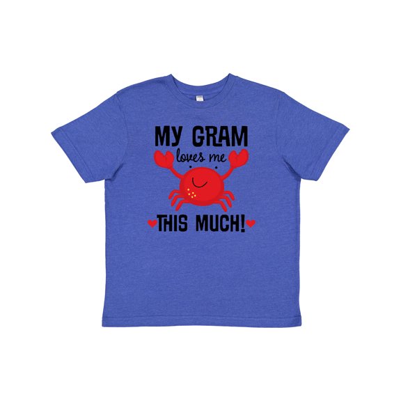 Inktastic My Gram Loves Me Grandchild Youth T-Shirt