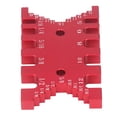 thumbnail image 4 of Échelle Tenon de Gabarit de Queue d'Aronde, Fine Règle de Mesure de Scie à Routeur CNC Usinant l'Alliage d'Aluminium Reproductible pour la Machine de Table de Travail du Bois Rouge, 4 of 8