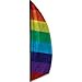 thumbnail image 3 of Premier Kites 23821 Wind Garden Ripstop Nylon Feather Banner, Rainbow, 8-1/2-Feet, 3 of 3