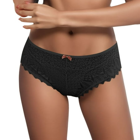 Panties For Women Crochet Lace Lace Up Panty Sexy Hollow Out Underwear Stockings for Women Lingerie