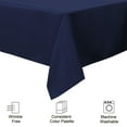 thumbnail image 5 of PiccoCasa Tablecloth Dining Table Cover for Indoor Outdoor Navy Blue 55"x80", 5 of 7