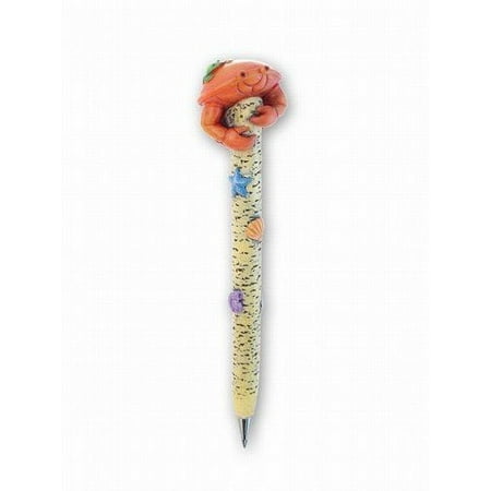 Puzzled Planet Pens Resin Writing Pen, Crab