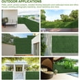 thumbnail image 3 of 4-Layer Grass Wall Panels, 10"x 10"(10pcs) Artificial Green Wall Panel Backdrop Greenery Wall with 100 Zip Ties, 3 of 7