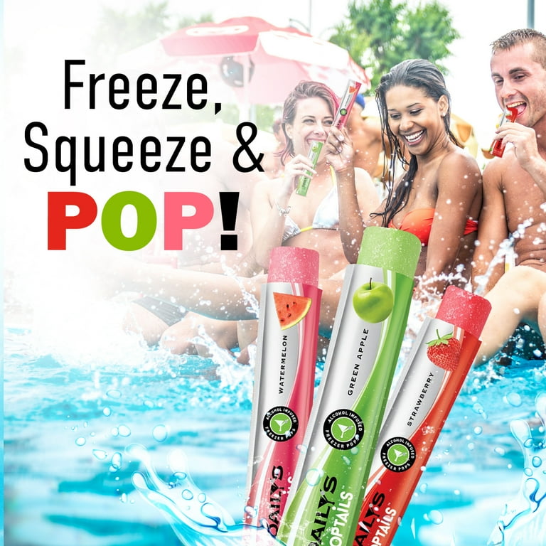 Daily's Poptails Alcohol Infused Freezer Pops Variety Pack