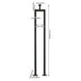 thumbnail image 2 of 6 Pack U-Shape Stair Railing Stair Railing Baluster for Stair Handrail Black, 2 of 13