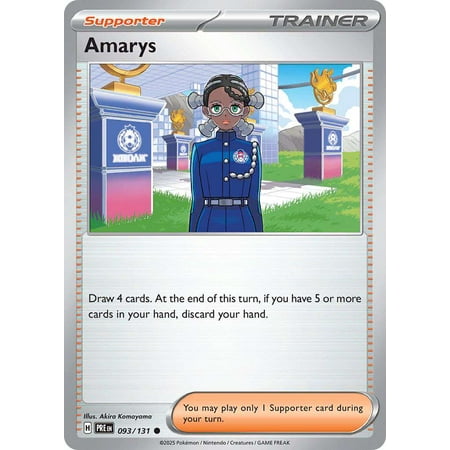 Pokemon Prismatic Evolutions Common Amarys #93