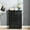 Black, variant on 6 Drawer Storage Dresser with Smooth Glide Drawers / Keep Your Clothes Neatly Organized