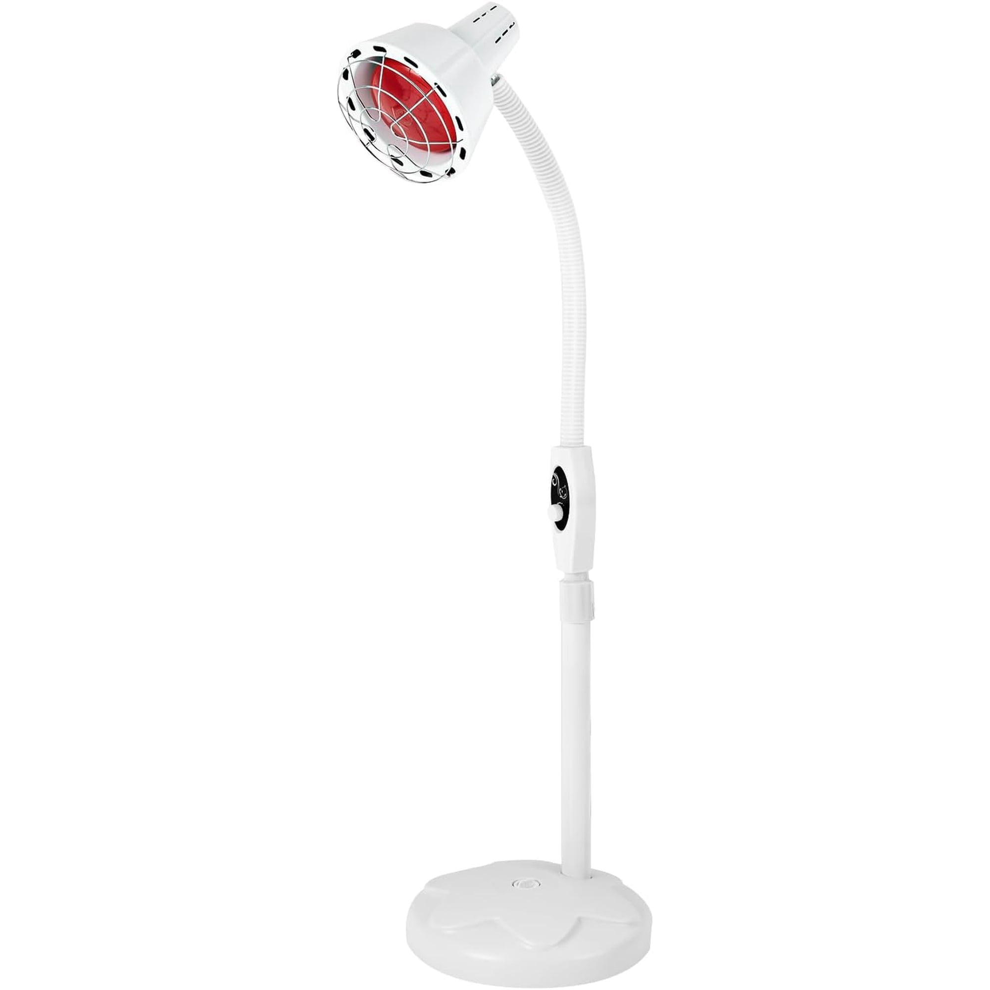 CMMP 275W Infrared Red Light Therapy Lamp Adjustable Height 360 Degree Heat Relief Black
