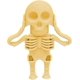 thumbnail image 2 of 32 GB USB Flash Drive Cartoon Skeleton - Keychain USB Memory Stick - Cool USB Drive - Great Gifts, Yellow, 2 of 5