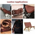 thumbnail image 6 of ELW Rust Latigo Leather 5-6 oz. 2-2.4mm Straps, Belts, Strips 1-1/2" 3.8cm Wide X 60" 1.5m Length Full Grain Leather Cowhide DIY Arts & Craft Projects, Clothing, Jewelry, Wrapping, 6 of 9