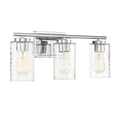 thumbnail image 4 of Trade Winds Raymond 3-Light Bathroom Vanity Light in Chrome, 4 of 5