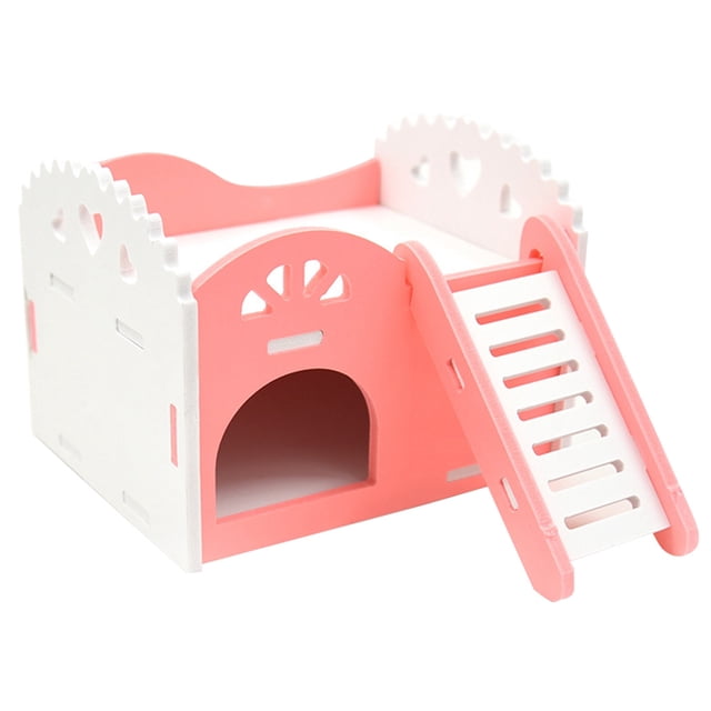 Hamster House Toy Plastic Small Pet Sleeping House Hamster Playhouse with Ladder