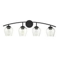 thumbnail image 2 of Trade Winds Lighting 4-Light Bathroom Vanity Light In Matte Black, 2 of 5