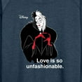 thumbnail image 3 of Disney Villains - Cruella De Vil Love Unfasionable  - Women's Lightweight French Terry Long Sleeve Shirt, 3 of 5