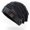 Navy, variant on LIZUOJUN Under $4 Beanie Hats for Women Fashion Mixed Color Fleece Lined Knit Skull Cap Warm Stretchy Winter Cold Weather One Size Black