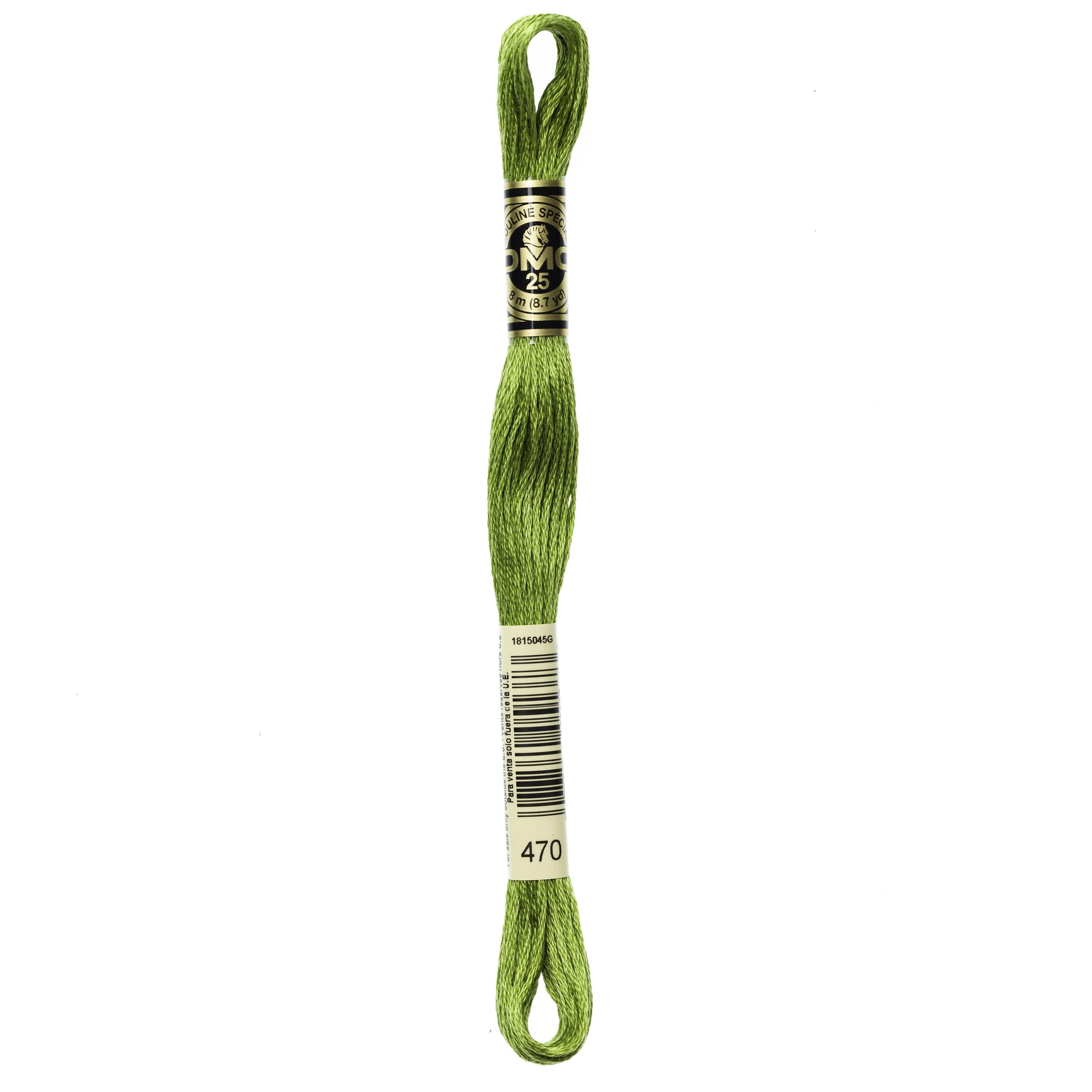 (2 pack) DMC Mouline 117-470 Six-Strand Embroidery Thread, Light Avocado Green, 8.7-Yards