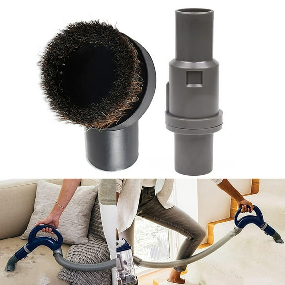 Hose Adapter with Horse Hair Brush for Vacuum NV350, 1.25 inch Hose Connector