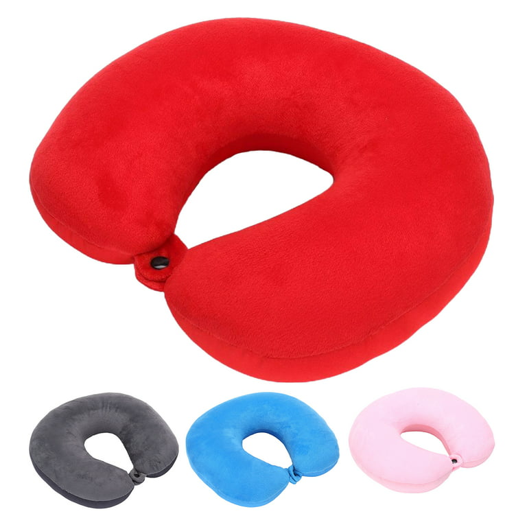 Wefuesd Travel Neck Pillow Memory Foam Airplane Travel Comfortable Washable  Cover Plane Neck Support Pillow For Neck Sleeping, Seat Cushion, Living
