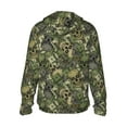 thumbnail image 3 of Haiem Green Skulls UPF 50+ Fishing Shirts for Men Long Sleeve UV Sun Protection Hoodie Non-Mask Outdoor Hiking Shirts, 3 of 9
