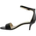 thumbnail image 3 of Women's Nine West Leisa Ankle Strap Sandal Black Leather 9.5 M, 3 of 6