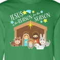 thumbnail image 4 of Inktastic Jesus is the Reason for the Season Christmas Nativity Long Sleeve T-Shirt, 4 of 5