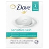Dove Moisturizes Sensitive Skin Bar Soap Hypoallergenic 3.75 oz, Pack of 4