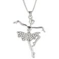 thumbnail image 1 of Collier Pendentif Danseuse de Noël pour Fille, Pendentifs de Danseuse de Ballet, 1 of 4