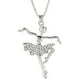 thumbnail image 1 of Colgante de bailarina con charm navideño y valentine, regalo, collar de bailarina de ballet, collares y colgantes, 1 of 4