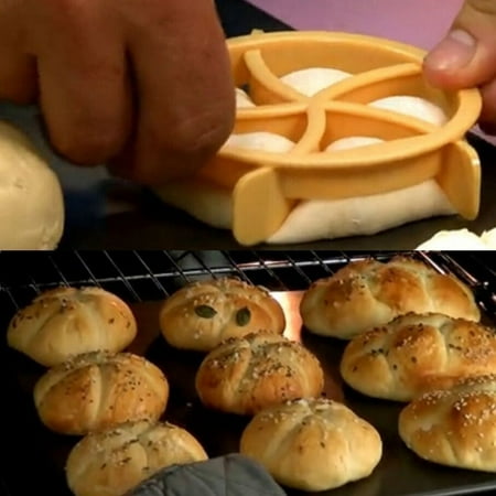 

MRULIC Cake Mould Press Cookie Dough Stamp Molds Bread Homemade Plastic Baking Kitchen，Dining & Bar + Yellow