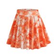 thumbnail image 4 of IROINNID Women's Summer Fashion Casual High Waist Swing Skirt Short Elastic Waist Short Print Skirt, 4 of 6