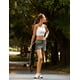 thumbnail image 3 of Shorts para Mujer CRZ YOGA Stretch 6 cm Bolsillos Gris Salvia M, 3 of 6