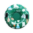 thumbnail image 1 of Ski Circle With Handle Inflatable Ski Circle Of Snow Tube Skiing Thickened Size Circle Snow Ski Winter Sledges Tubing For Winter, 1 of 7