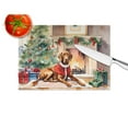 thumbnail image 5 of Vizsla Cozy Christmas Glass Cutting Board Large 12 in x 15 in, 5 of 5