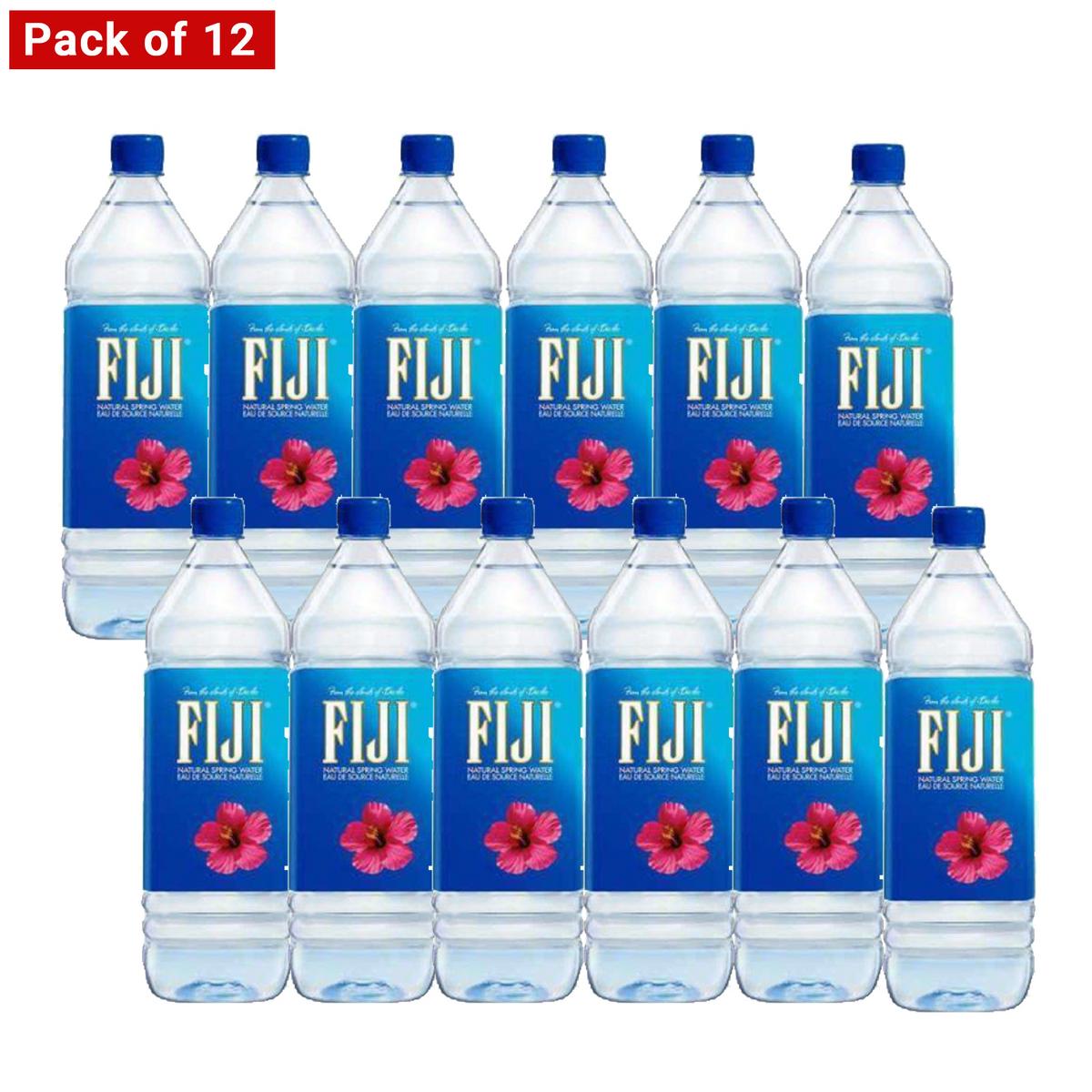 FIJI Natural Artesian Spring Water 1 L Pack of 12 Walmart Canada