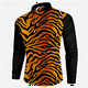 thumbnail image 5 of Camisa informal con estampado de cebra y leopardo para hombre, camisa con estampado 3D, para vacaciones en la calle, con solapa, manga larga, elástica, talla 5XL, 2024, 5 of 5