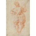 thumbnail image 2 of Matteo Rosselli 13x18 Gold Ornate Wood Frame and Double Matted Museum Art Print Titled - Man Playing a Lute (Recto), 2 of 4